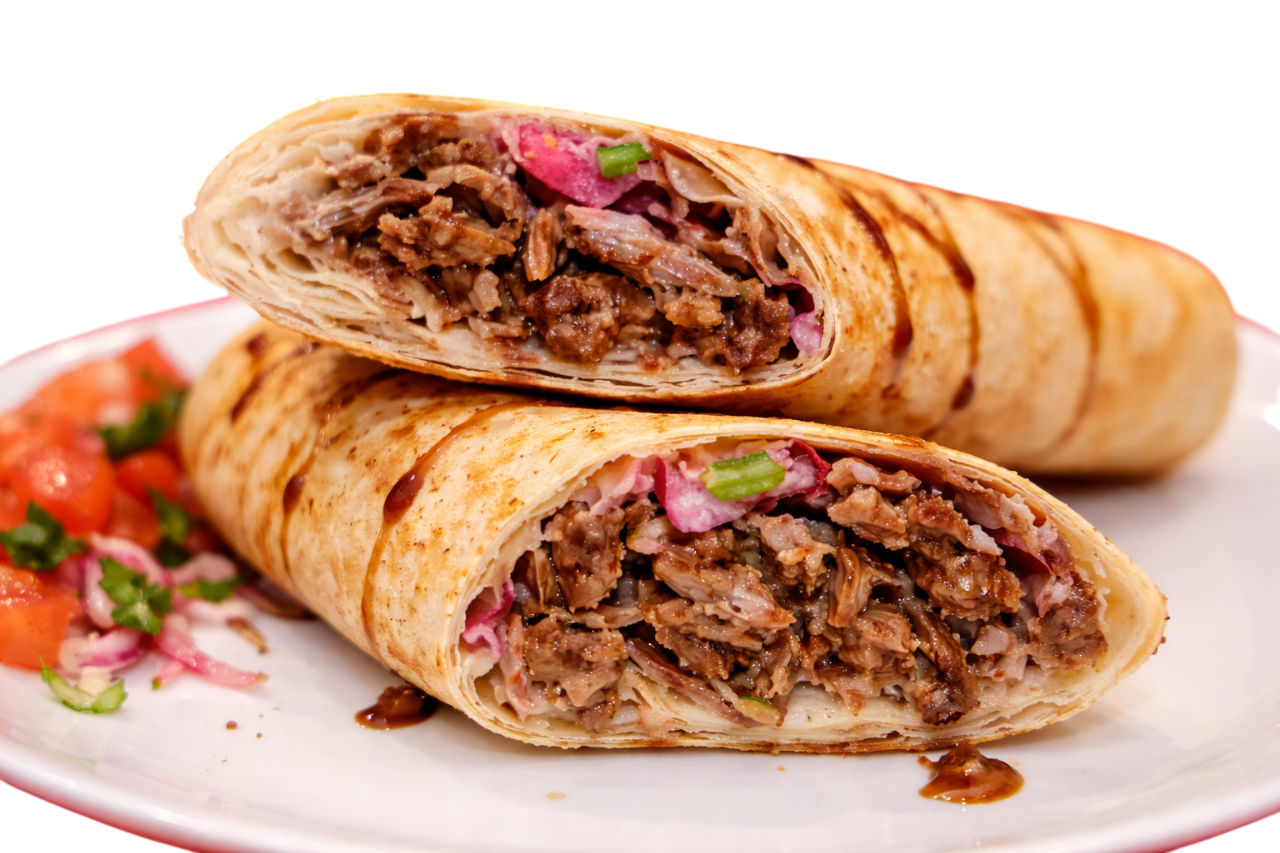 شاورما ساندويش لحم